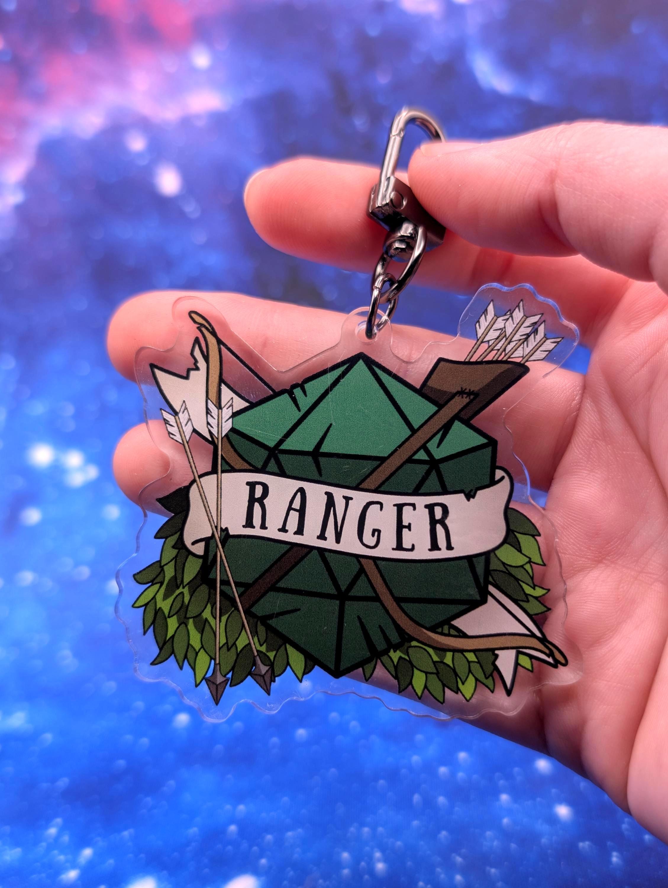 Ranger D&D Acrylic Class Keychain - Dungeons and Dragons Inspired Accessories