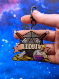 Rogue D&D Acrylic Class Keychain - Dungeons and Dragons Inspired Accessories