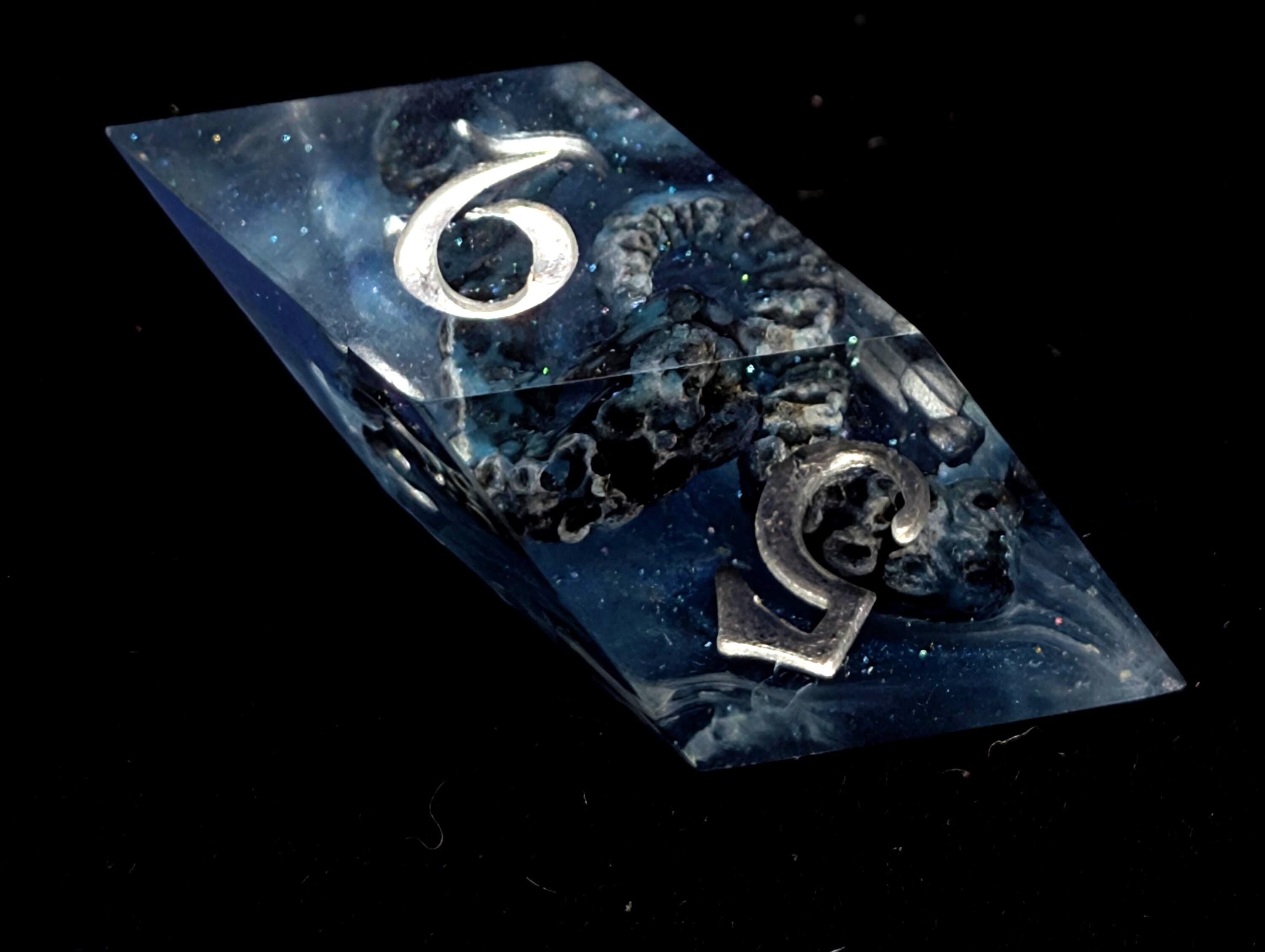 Wrath of the Kraken - Handmade Sharp Edge Resin D&D Dice Set