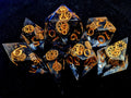 Clockwork Soul -  Handmade Sharp Edge Resin D&D Dice Set