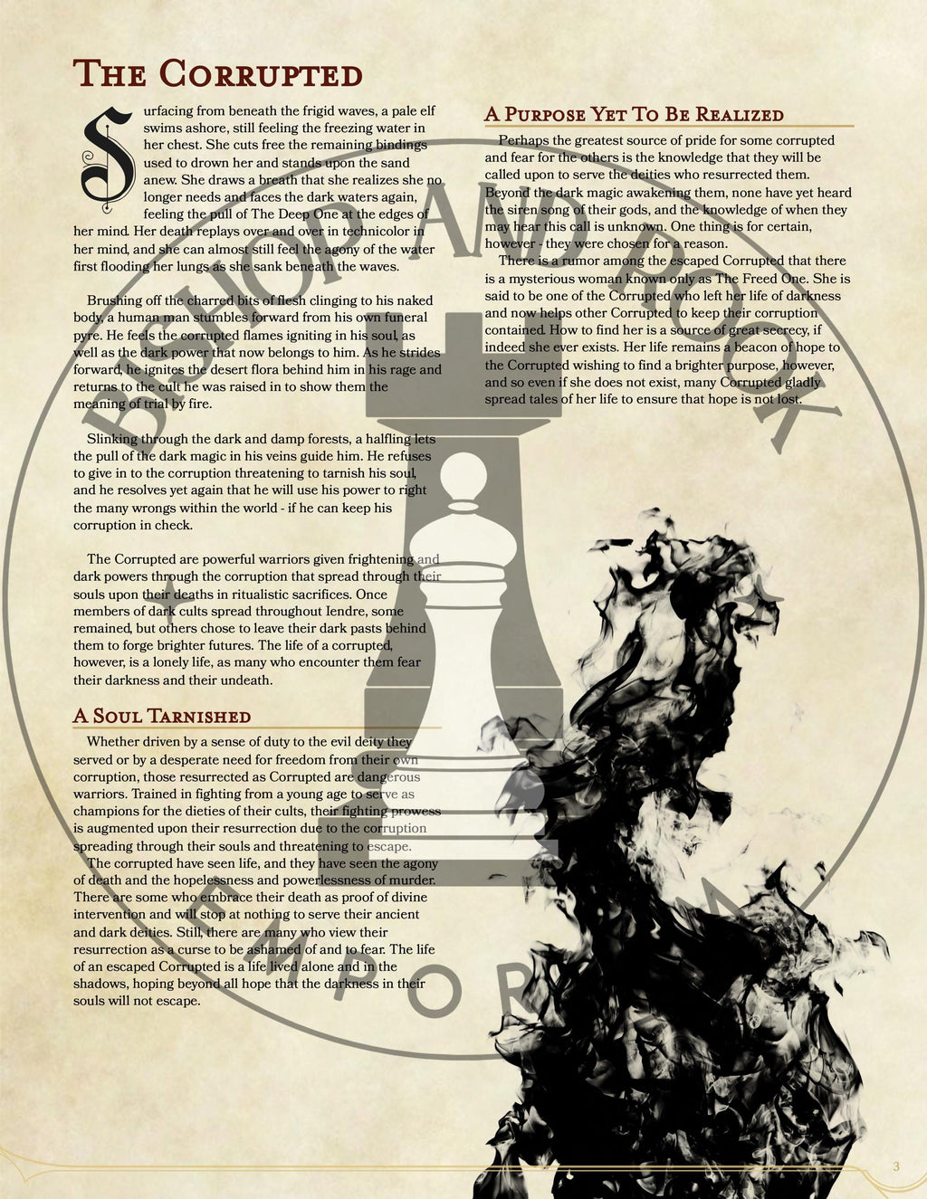 The Corrupted - A 5th Edition Homebrew Class for Dungeons & Dragons