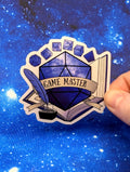Game Master Dungeons and Dragons Inspired 2.5 Inch Clear Backing Waterproof Vinyl Sticker