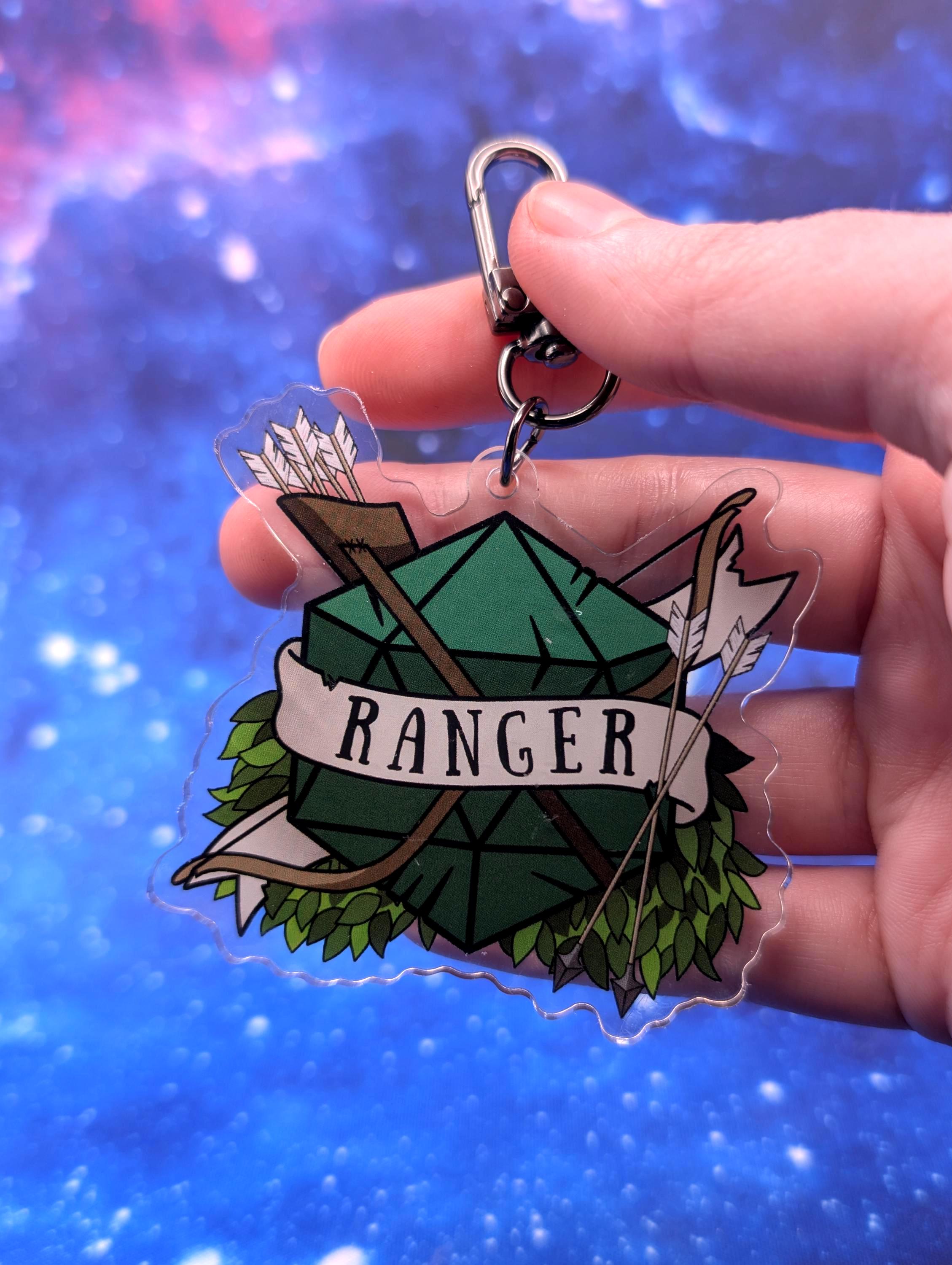 Ranger D&D Acrylic Class Keychain - Dungeons and Dragons Inspired Accessories