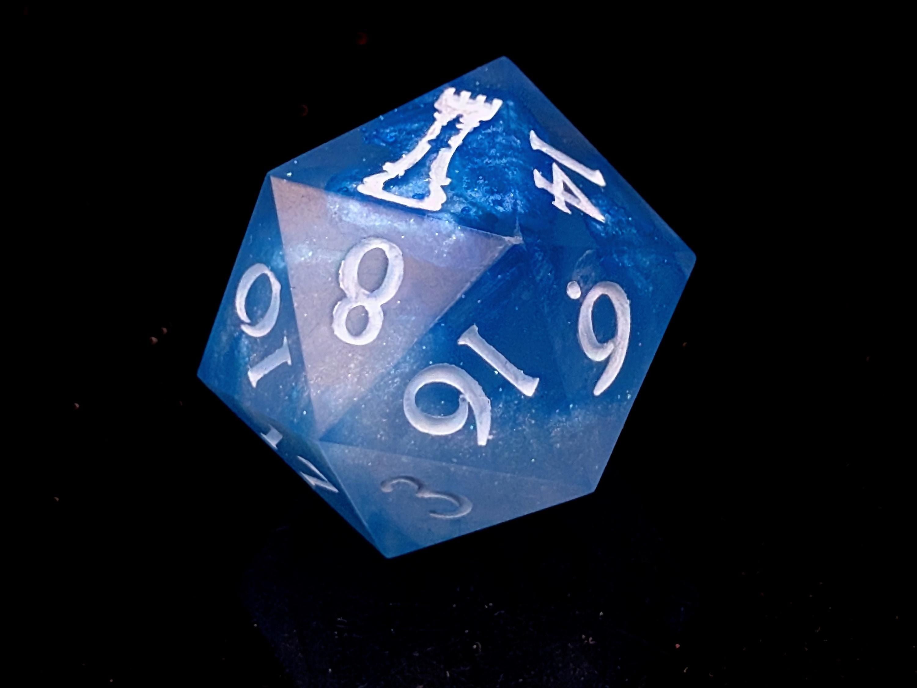 Brona's Bloom - Sharp Edge Resin D&D Dice Set