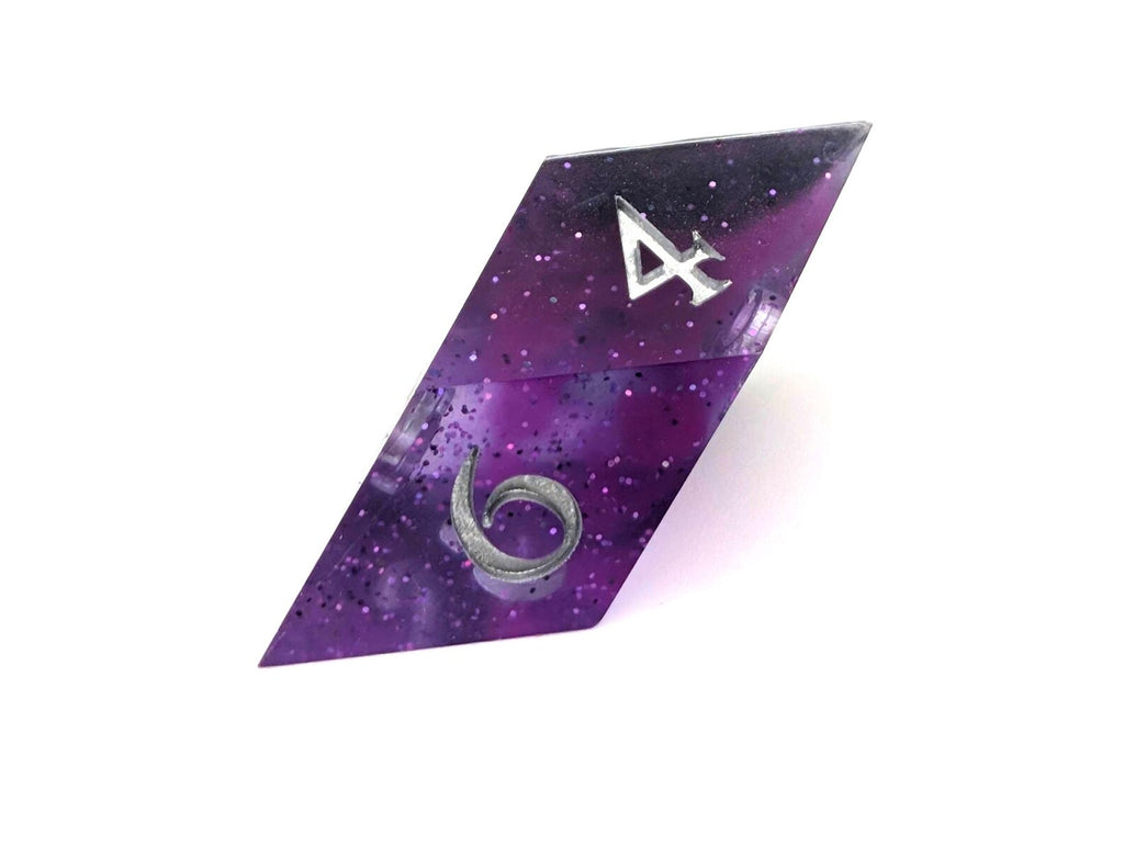 Twilight Wildfire - Sharp Edge Resin D&D Dice Set