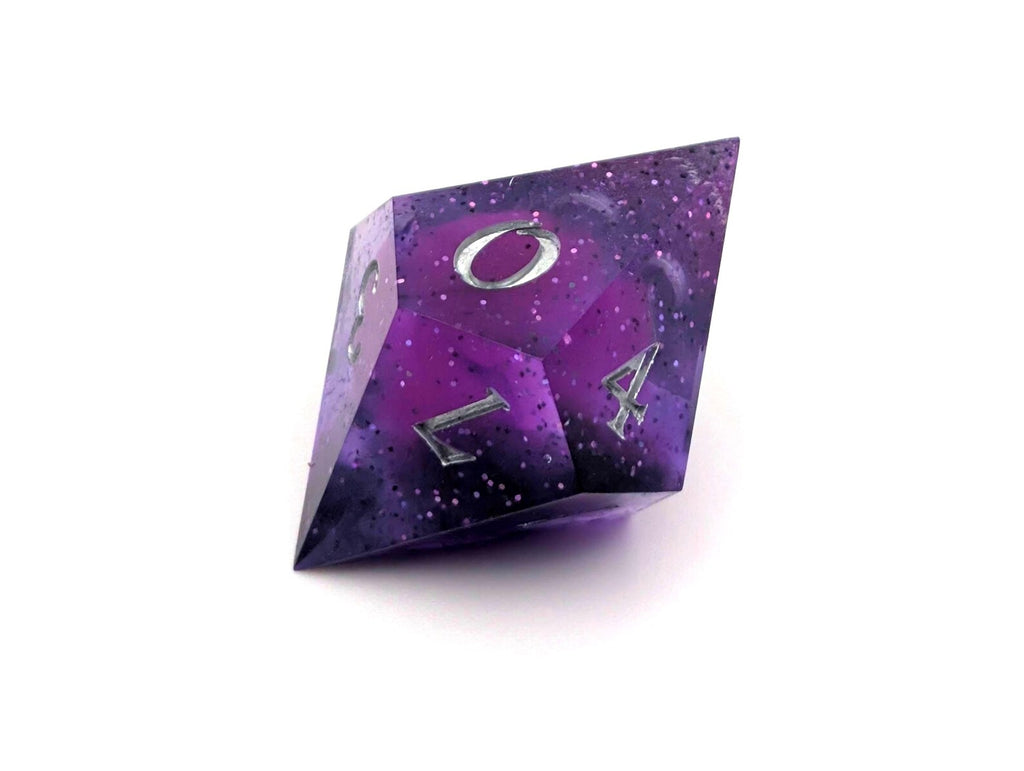 Twilight Wildfire - Sharp Edge Resin D&D Dice Set