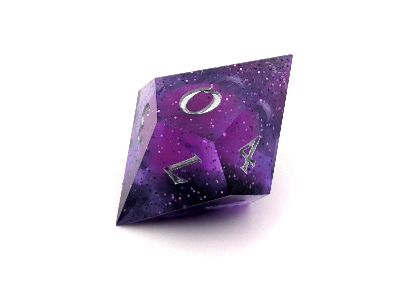 Twilight Wildfire - Sharp Edge Resin D&D Dice Set