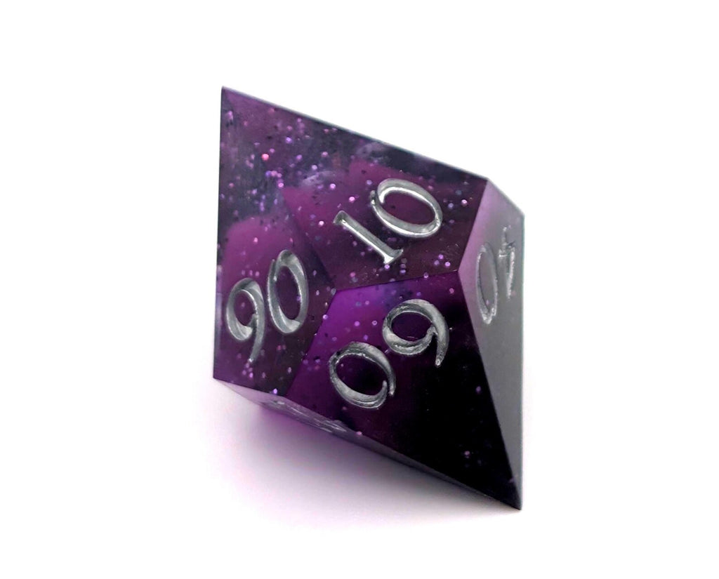 Twilight Wildfire - Sharp Edge Resin D&D Dice Set