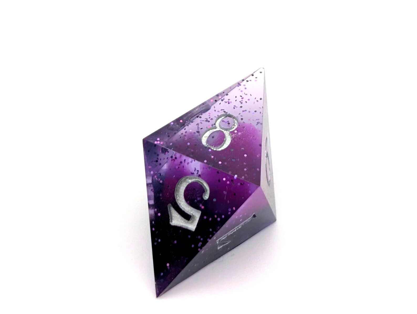 Twilight Wildfire - Sharp Edge Resin D&D Dice Set