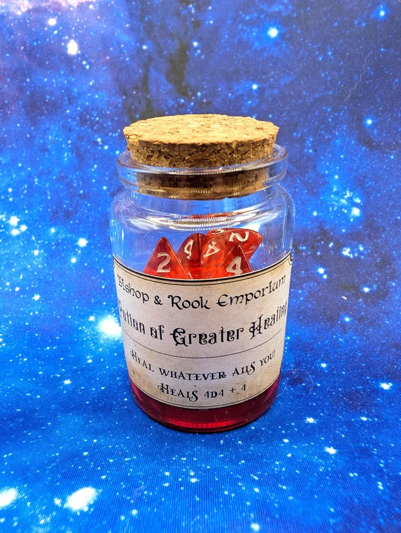 D&D Greater Healing Potion Tabletop Prop