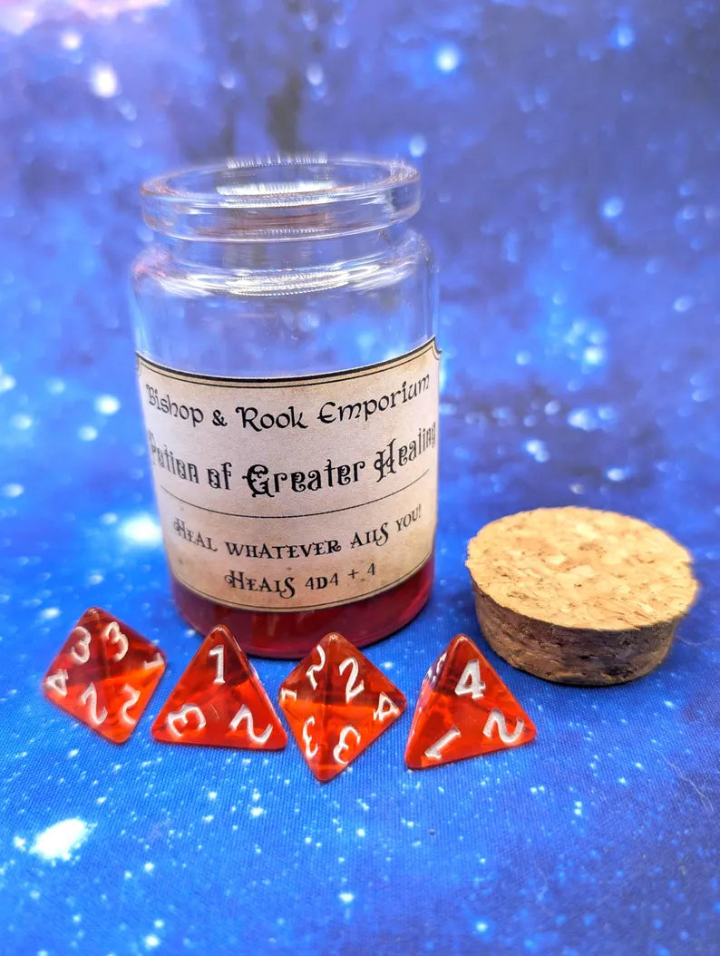 D&D Greater Healing Potion Tabletop Prop